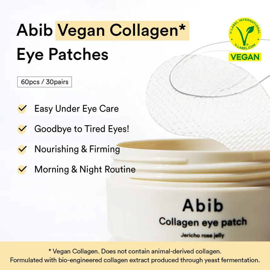 Abib COLLAGEN EYE PATCH JERICHO ROSE JELLY (60EA) 90G - Image 3