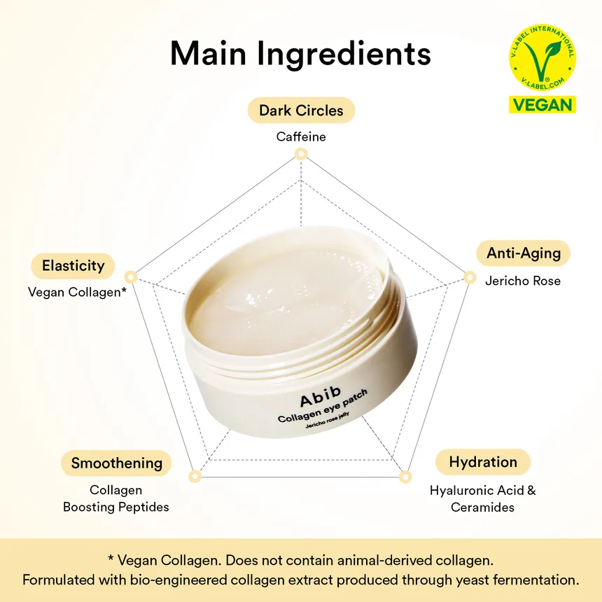 Abib COLLAGEN EYE PATCH JERICHO ROSE JELLY (60EA) 90G - Image 4