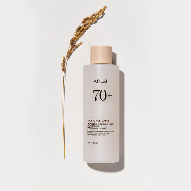 ANUA Rice 70 Glow Milky Toner 250mL - Image 2