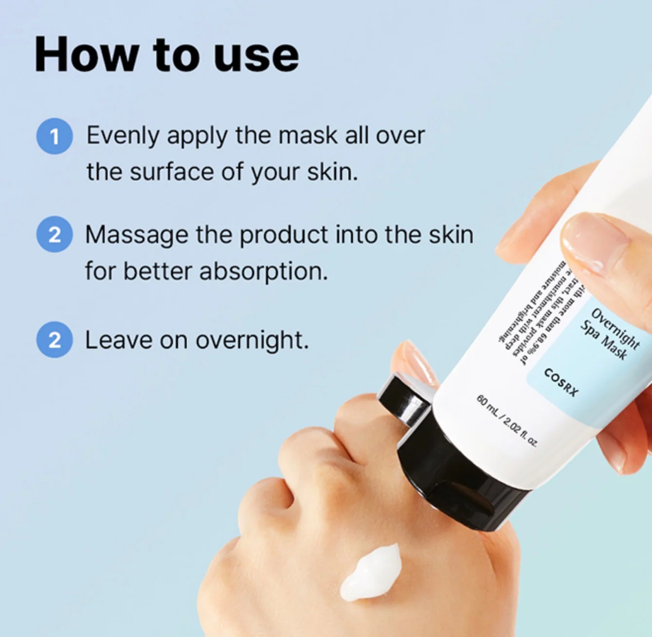 COSRX Ultimate Nourishing Rice Overnight Spa Mask - Image 4