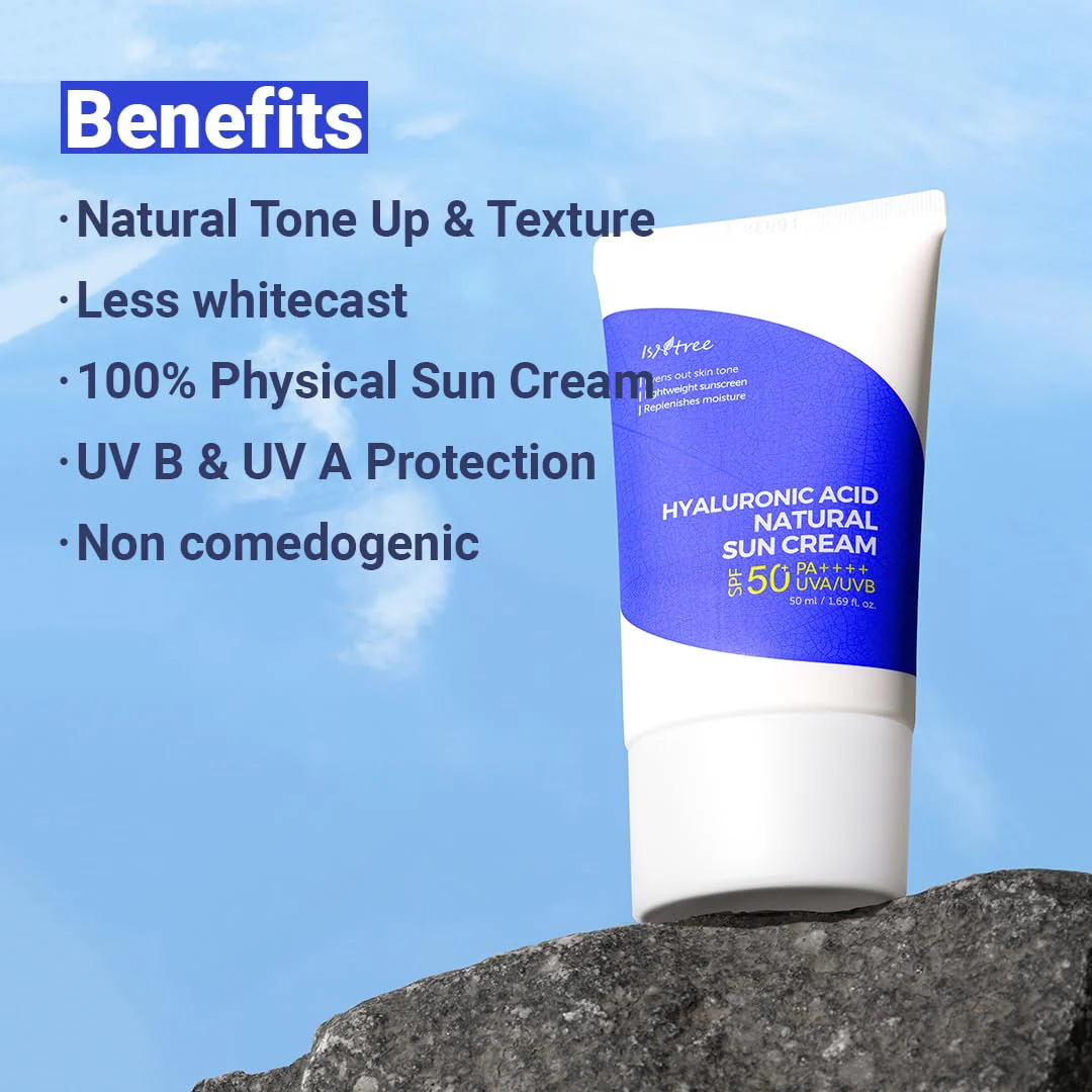ISNTREE Natural Sun Cream 50mL NPN: 80121023 - Image 4