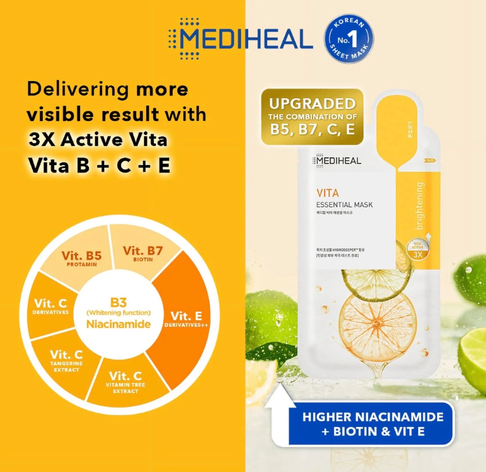 MEDIHEAL Vita Essential Mask 24mL (1ea) - Image 10