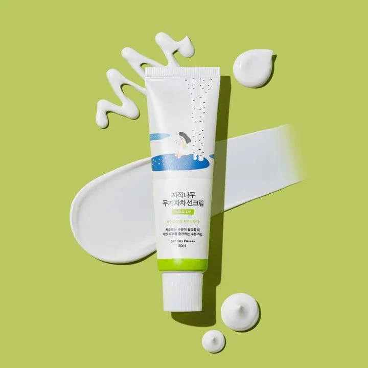 ROUND LAB Birch Moisturizing Mild-Up Sunscreen SPF 50+ PA++++ 50 mL - Image 3